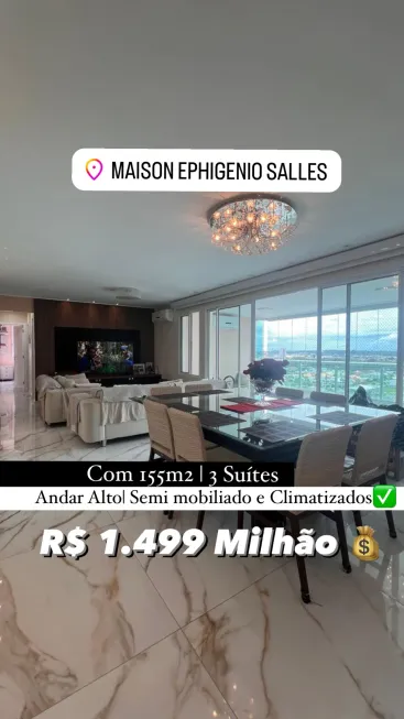 Foto 1 de Apartamento com 3 Quartos à venda, 155m² em Aleixo, Manaus