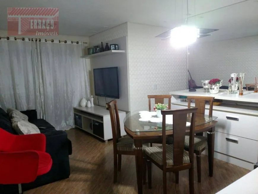 Foto 1 de Apartamento com 3 Quartos à venda, 67m² em Vila Homero Thon, Santo André