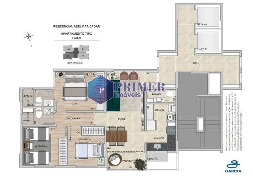 Foto 1 de Apartamento com 3 Quartos à venda, 73m² em Santa Efigênia, Belo Horizonte