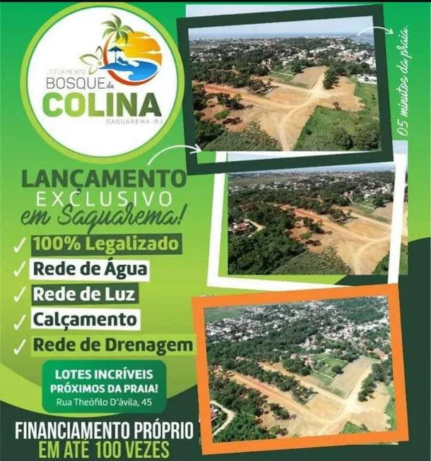 Foto 1 de Lote/Terreno à venda, 450m² em Porto Novo, Saquarema