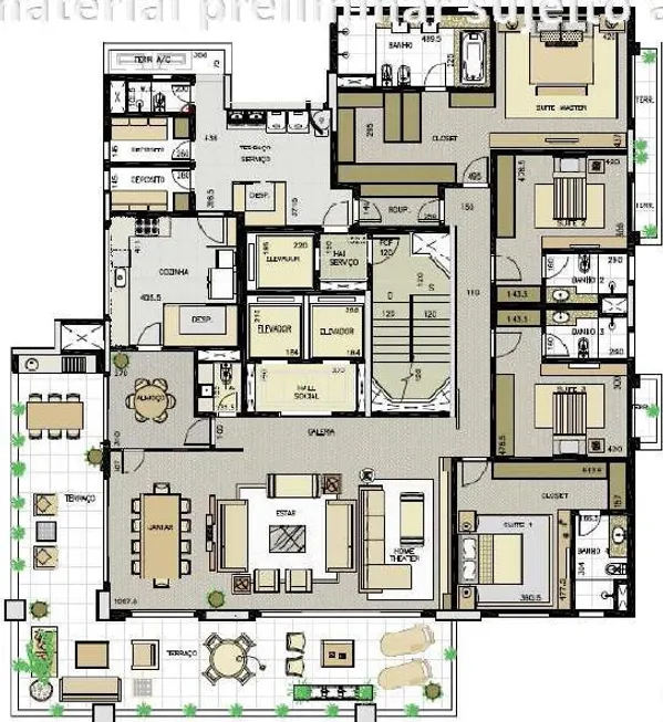 Foto 1 de Apartamento com 4 Quartos à venda, 352m² em Vila Nova Conceição, São Paulo