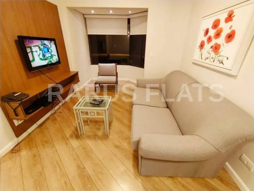 Foto 1 de Flat com 1 Quarto para alugar, 41m² em Vila Mariana, São Paulo