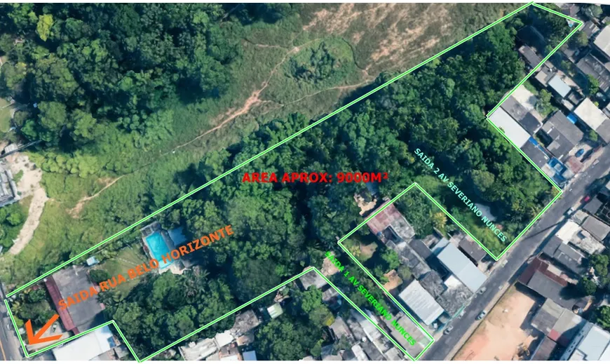 Foto 1 de Lote/Terreno à venda, 9000m² em Adrianópolis, Manaus