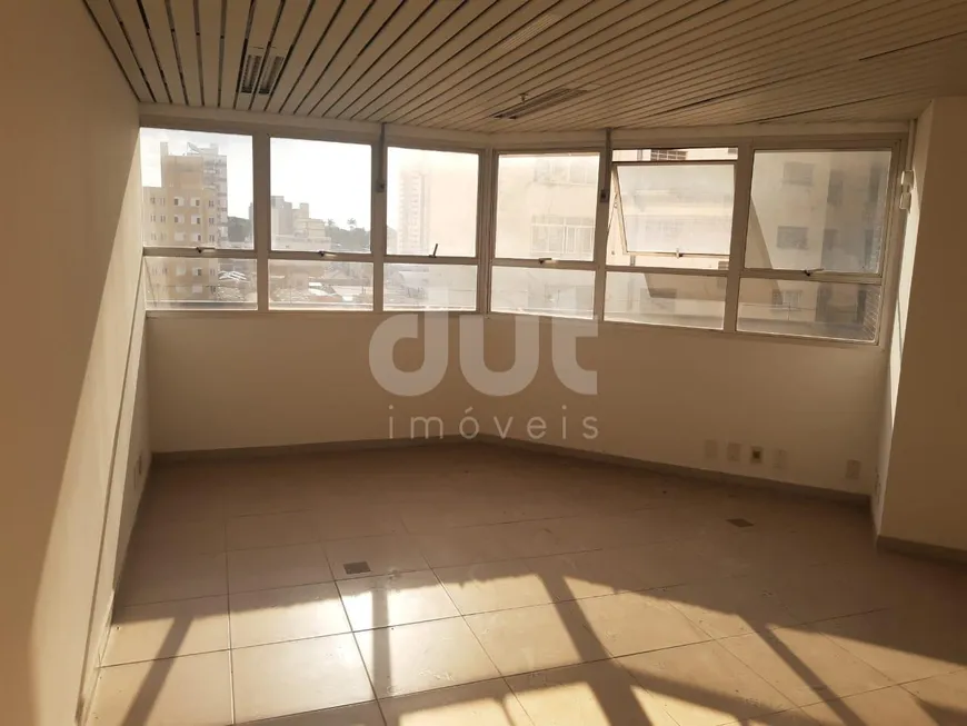 Foto 1 de Sala Comercial com 1 Quarto para alugar, 44m² em Centro, Campinas