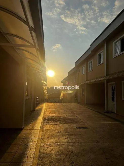 Foto 1 de Casa de Condomínio com 3 Quartos à venda, 90m² em Jardim Pilar, Santo André