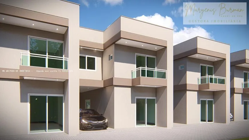 Foto 1 de Casa de Condomínio com 3 Quartos à venda, 142m² em Pitangueiras, Lauro de Freitas
