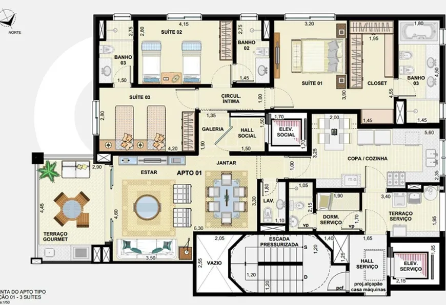 Foto 1 de Apartamento com 3 Quartos à venda, 160m² em Vila Mariana, São Paulo