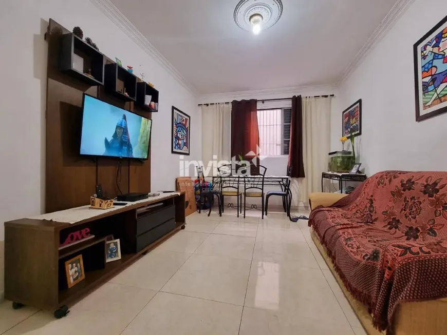 Foto 1 de Apartamento com 2 Quartos à venda, 75m² em Embaré, Santos