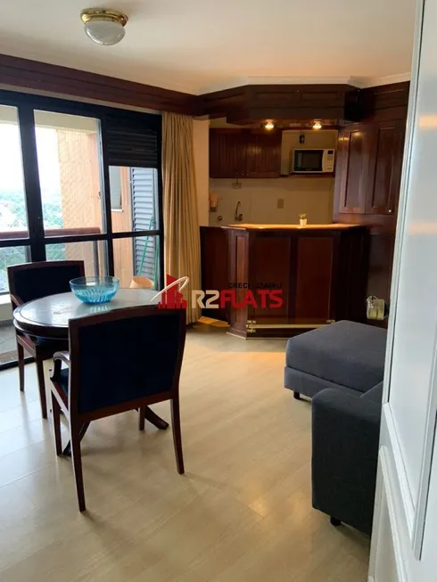 Foto 1 de Flat com 1 Quarto para alugar, 40m² em Higienópolis, São Paulo