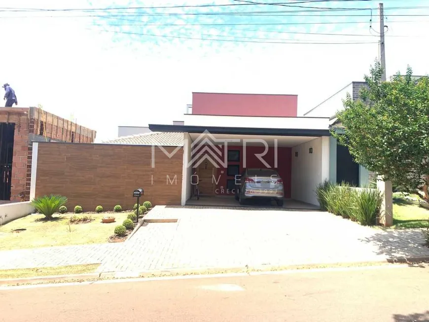 Foto 1 de Casa de Condomínio com 3 Quartos à venda, 163m² em Village Damha II, Araraquara