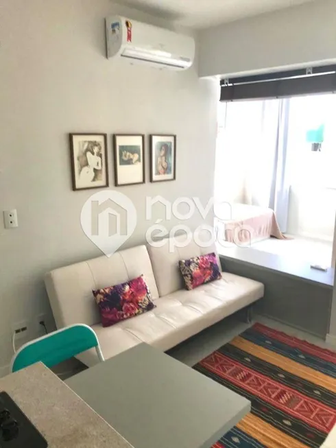 Foto 1 de Apartamento com 1 Quarto à venda, 38m² em Leblon, Rio de Janeiro