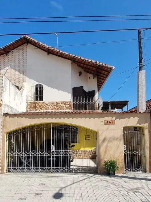 Foto 1 de Sobrado com 3 Quartos à venda, 110m² em Cidade Ocian, Praia Grande