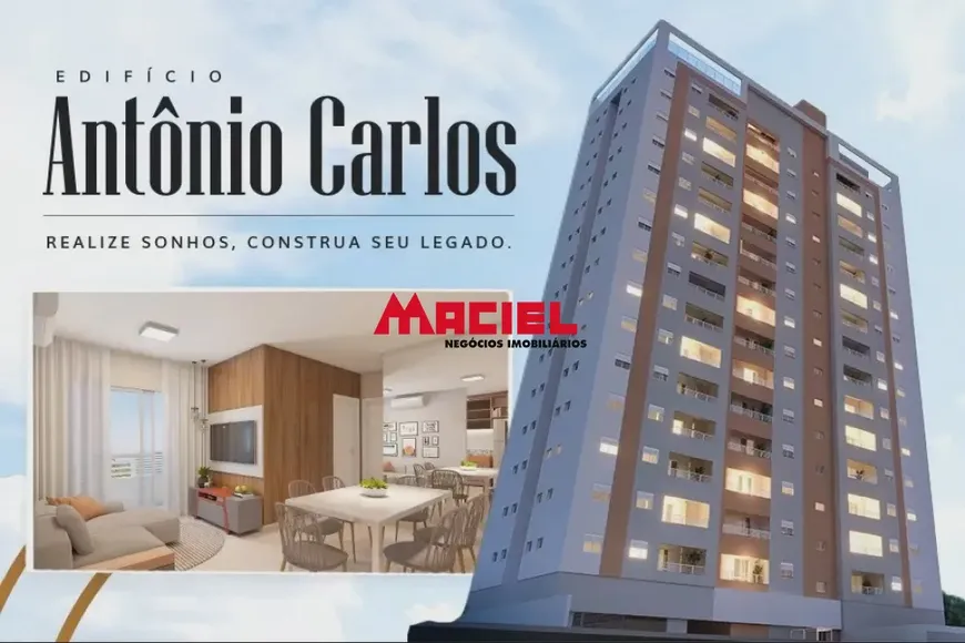 Foto 1 de Apartamento com 1 Quarto à venda, 44m² em Parque Industrial, São José dos Campos