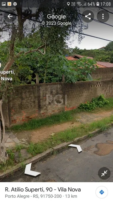 Foto 1 de Lote/Terreno à venda, 300m² em Vila Nova, Porto Alegre