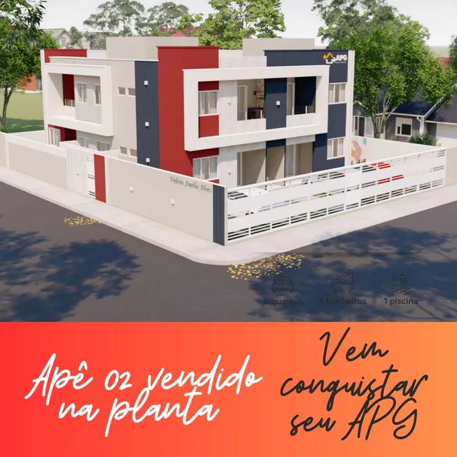 Foto 1 de Apartamento com 2 Quartos à venda, 58m² em Cidade Garapu, Cabo de Santo Agostinho