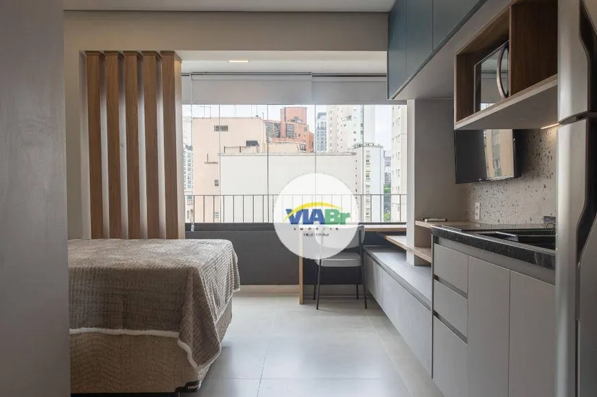 Foto 1 de Apartamento com 1 Quarto para alugar, 22m² em Jardim Paulista, São Paulo