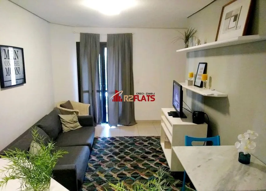 Foto 1 de Flat com 1 Quarto para alugar, 45m² em Itaim Bibi, São Paulo