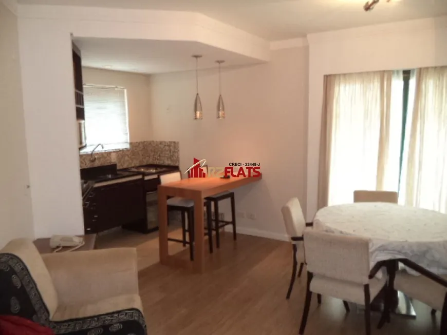 Foto 1 de Flat com 1 Quarto para alugar, 40m² em Itaim Bibi, São Paulo