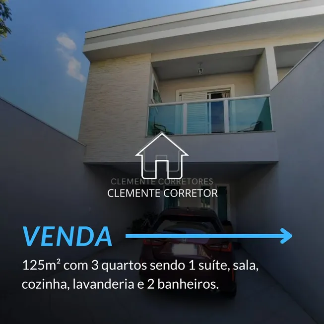 Foto 1 de Casa com 3 Quartos à venda, 125m² em Jardim Primavera, São Paulo