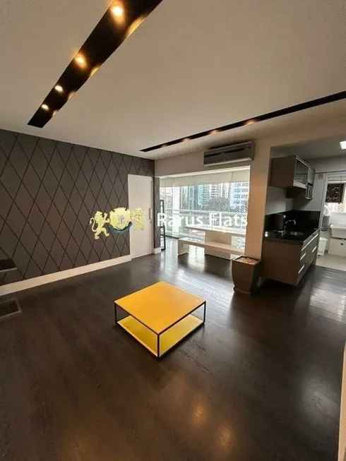 Foto 1 de Flat com 1 Quarto para alugar, 52m² em Brooklin, São Paulo