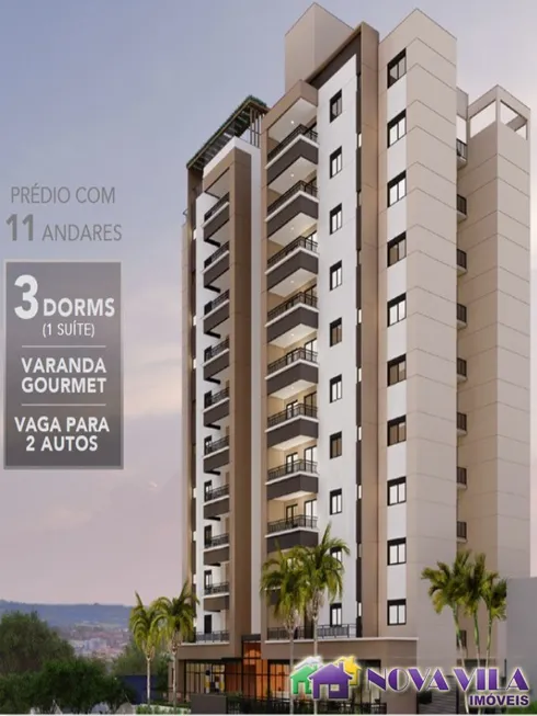 Foto 1 de Apartamento com 3 Quartos à venda, 79m² em Residencial Parque dos Ipes, Jaguariúna