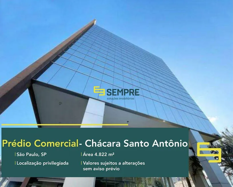 Foto 1 de Imóvel Comercial para alugar, 4822m² em Chácara Santo Antônio, São Paulo