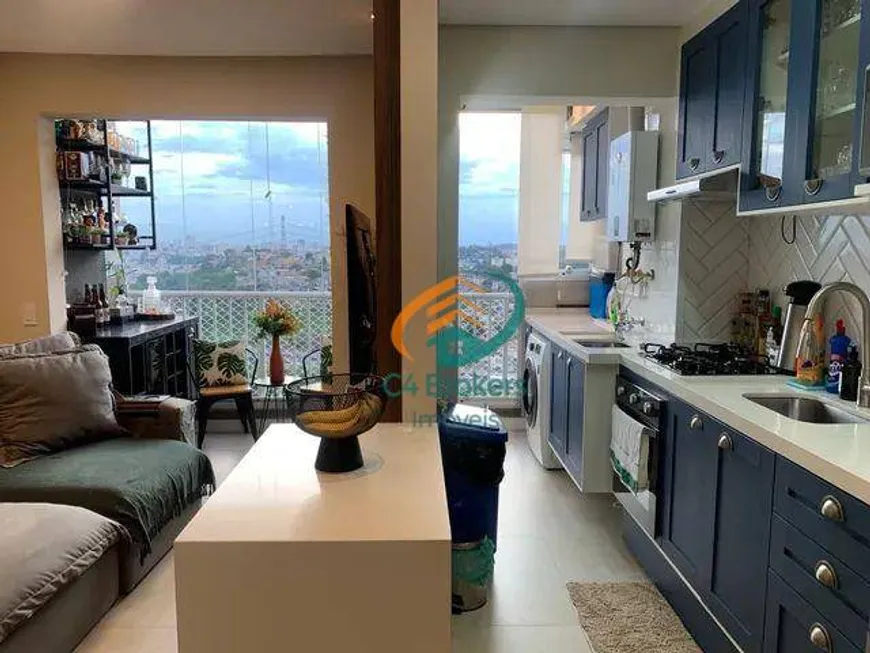 Foto 1 de Apartamento com 2 Quartos à venda, 55m² em Vila Galvão, Guarulhos