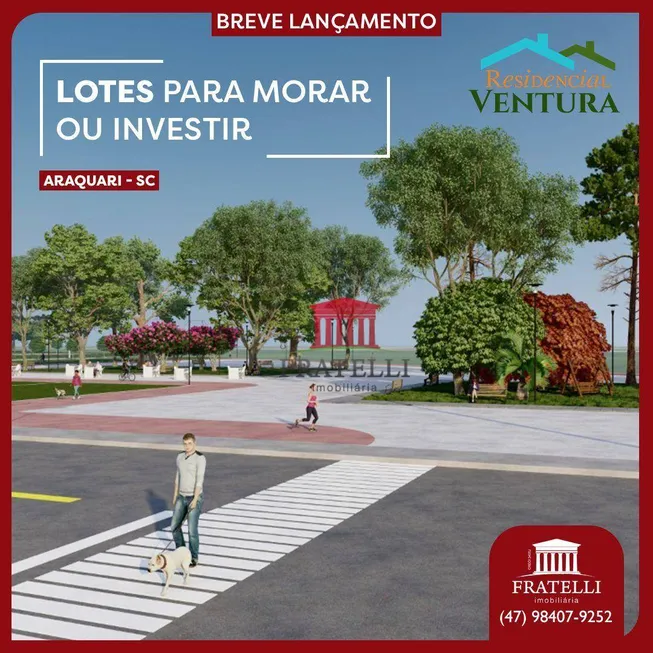 Foto 1 de Lote/Terreno à venda, 240m² em Areias Pequenas, Araquari