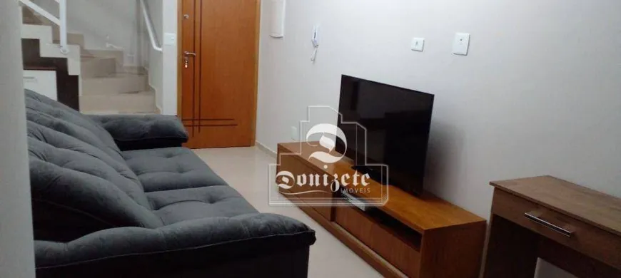 Foto 1 de Cobertura com 2 Quartos à venda, 87m² em Vila Alzira, Santo André