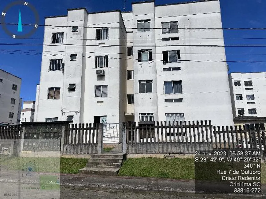 Foto 1 de Apartamento com 2 Quartos à venda, 10m² em Ana Maria, Criciúma