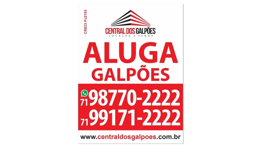 Foto 1 de Galpão/Depósito/Armazém para alugar, 480m² em Conjunto Piraja II, Salvador