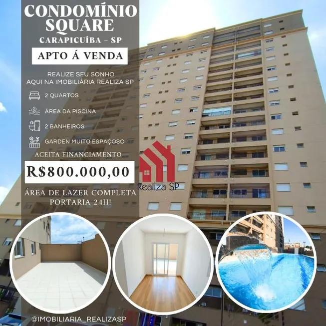 Foto 1 de Apartamento com 1 Quarto à venda, 60m² em Jardim das Belezas, Carapicuíba