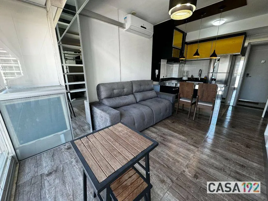 Foto 1 de Apartamento com 1 Quarto para alugar, 33m² em Chácara Santo Antônio, São Paulo