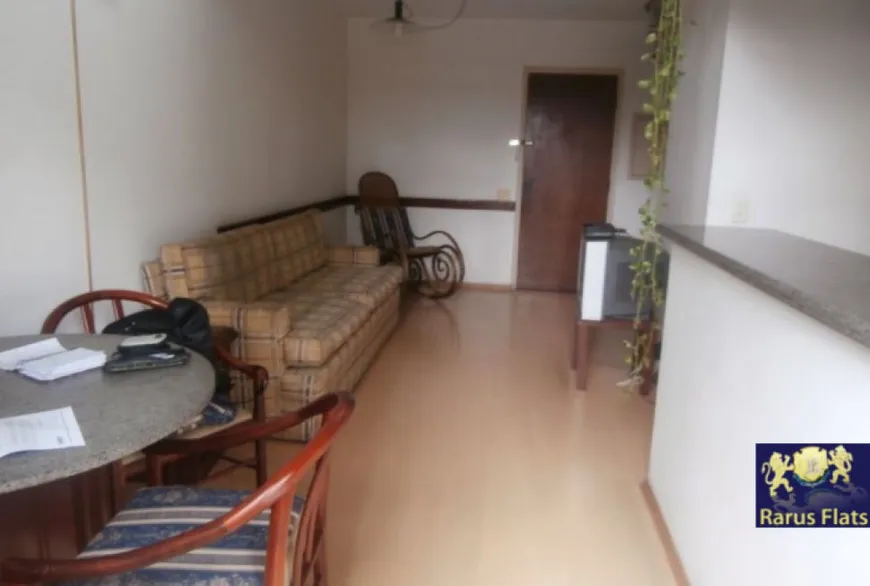 Foto 1 de Flat com 1 Quarto para alugar, 52m² em Moema, São Paulo