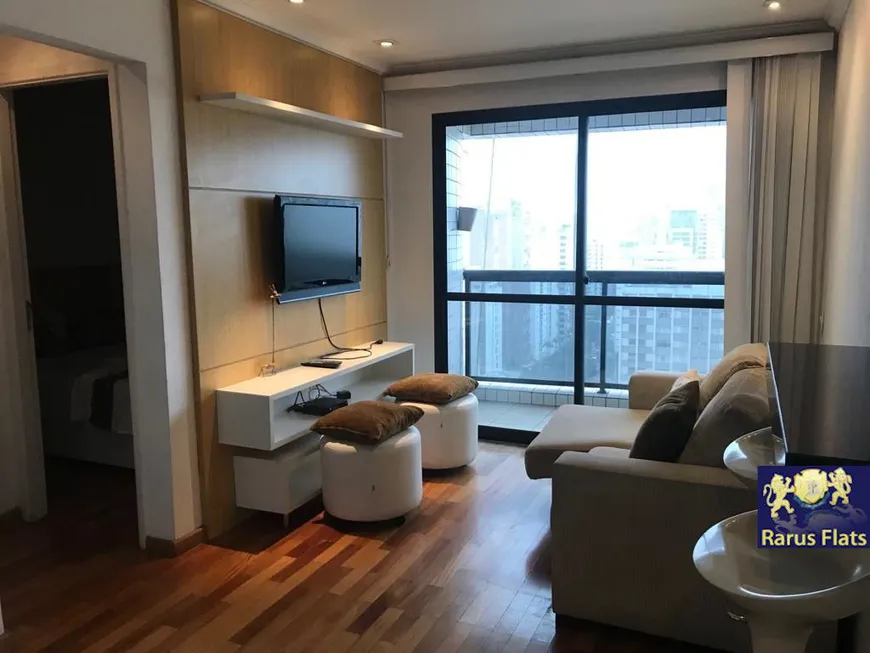 Foto 1 de Flat com 1 Quarto para alugar, 41m² em Itaim Bibi, São Paulo