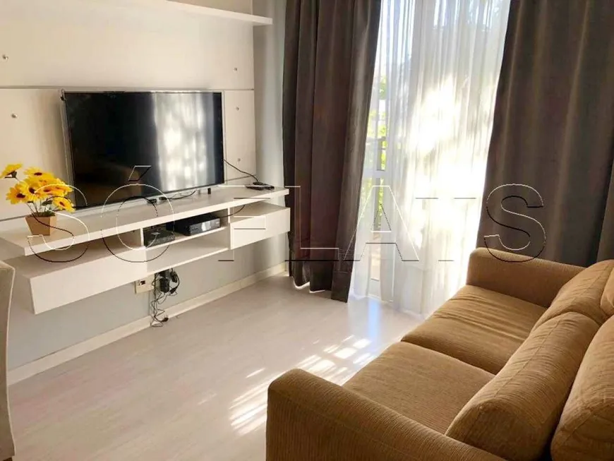 Foto 1 de Flat com 2 Quartos à venda, 65m² em Morumbi, São Paulo