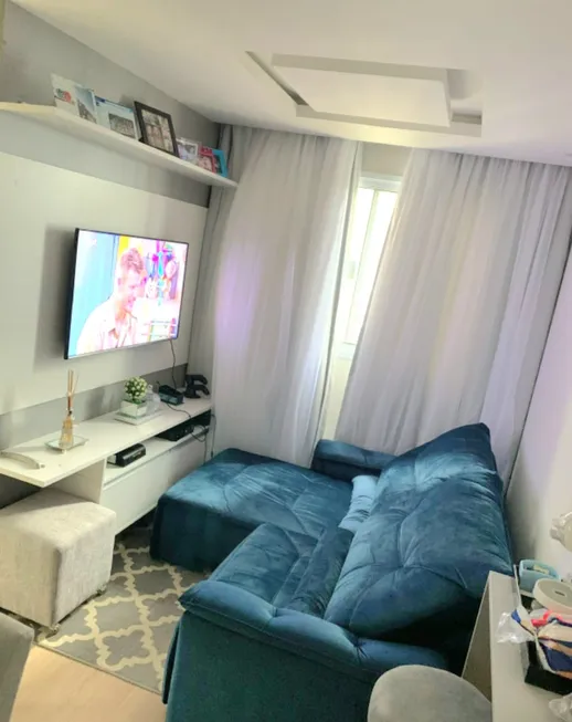 Foto 1 de Apartamento com 2 Quartos à venda, 46m² em Areia Branca, Santos