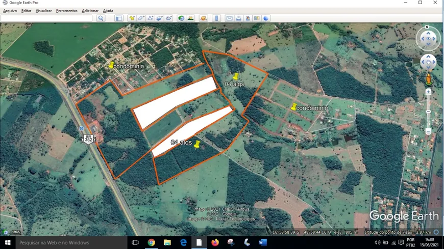 Foto 1 de Fazenda/Sítio à venda, 1040000m² em Zona Rural, Bela Vista de Goiás