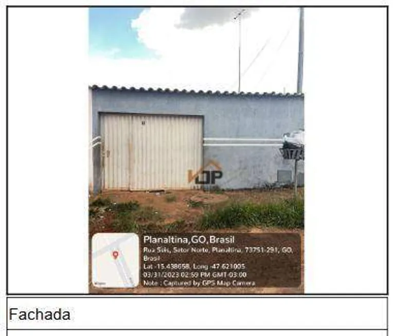 Foto 1 de Casa com 2 Quartos à venda, 56m² em Setor Norte, Planaltina