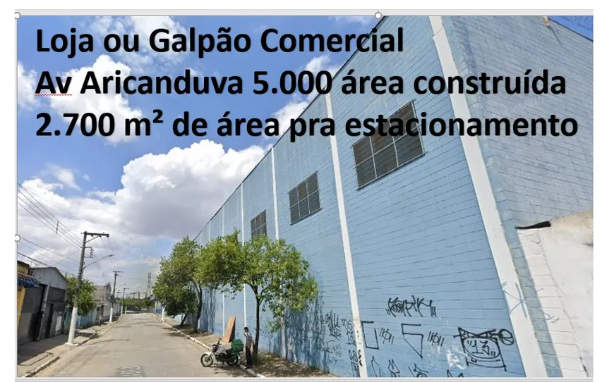 Foto 1 de Galpão/Depósito/Armazém para alugar, 5000m² em Vila Aricanduva, São Paulo