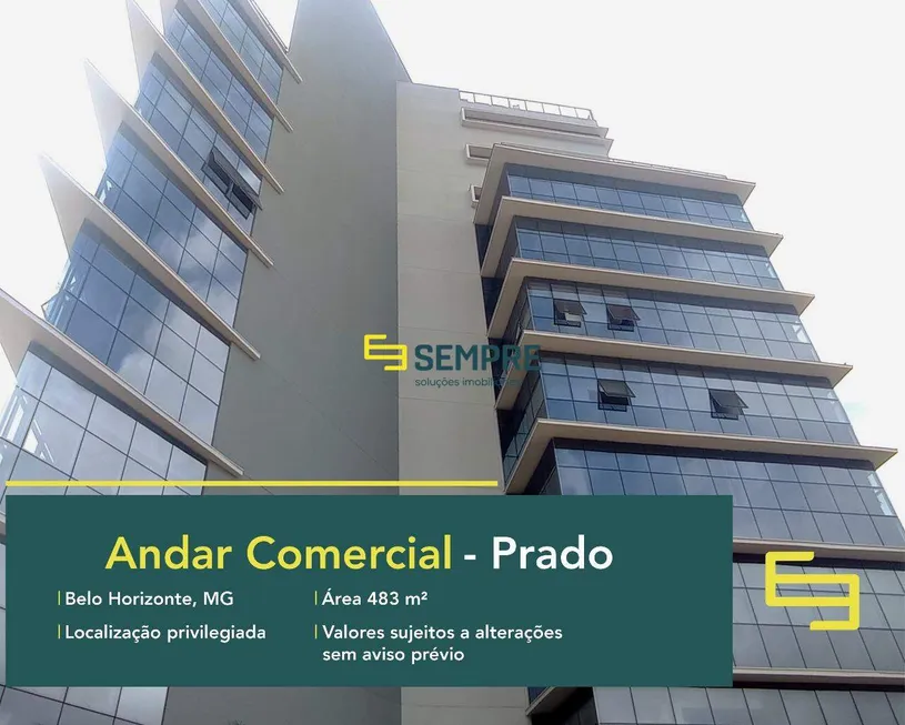 Foto 1 de para alugar, 483m² em Prado, Belo Horizonte