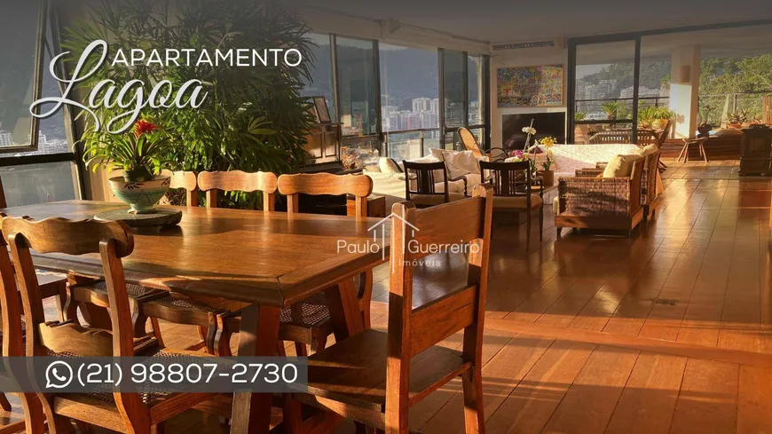 Foto 1 de Apartamento com 3 Quartos à venda, 284m² em Lagoa, Rio de Janeiro