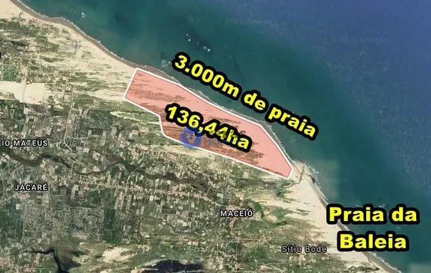 Foto 1 de Lote/Terreno à venda, 10m² em Praia da Baleia, Itapipoca