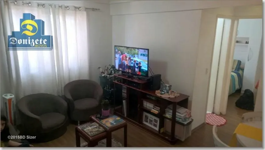 Foto 1 de Apartamento com 2 Quartos à venda, 48m² em Centro, Santo André