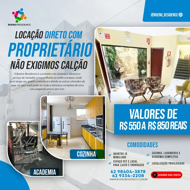 Foto 1 de Kitnet com 1 Quarto para alugar, 33m² em Setor Sol Nascente, Goiânia