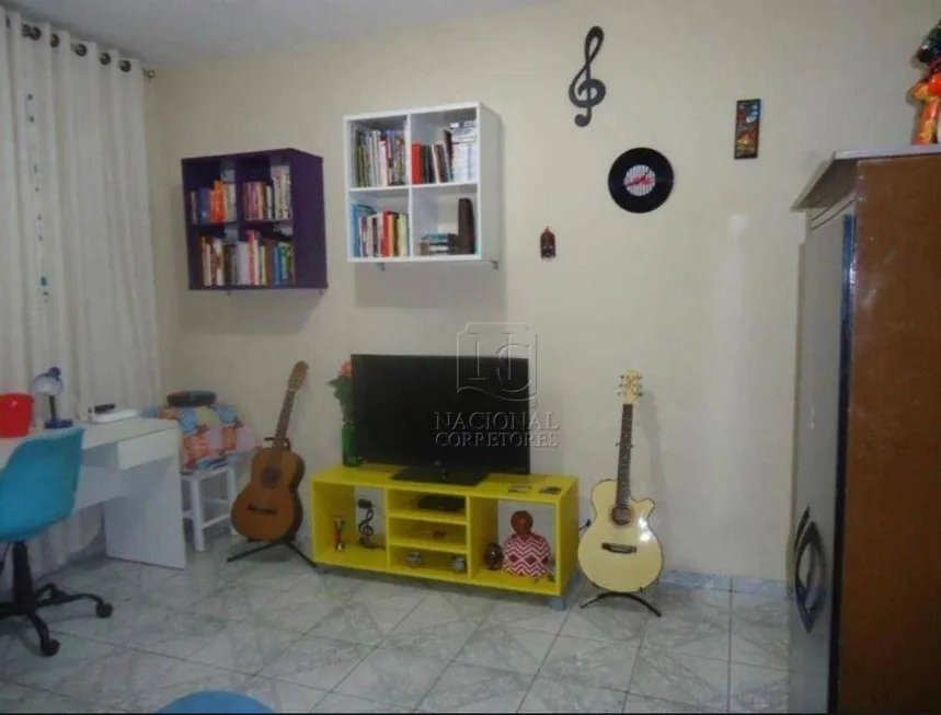 Foto 1 de Casa com 3 Quartos à venda, 128m² em Vila Homero Thon, Santo André