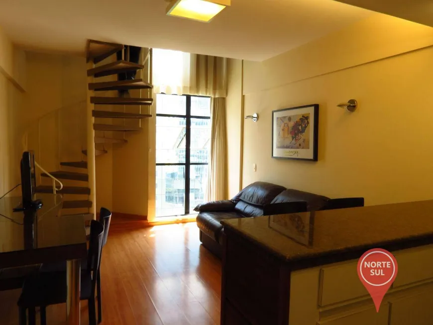 Foto 1 de Apartamento com 1 Quarto para alugar, 45m² em Funcionários, Belo Horizonte