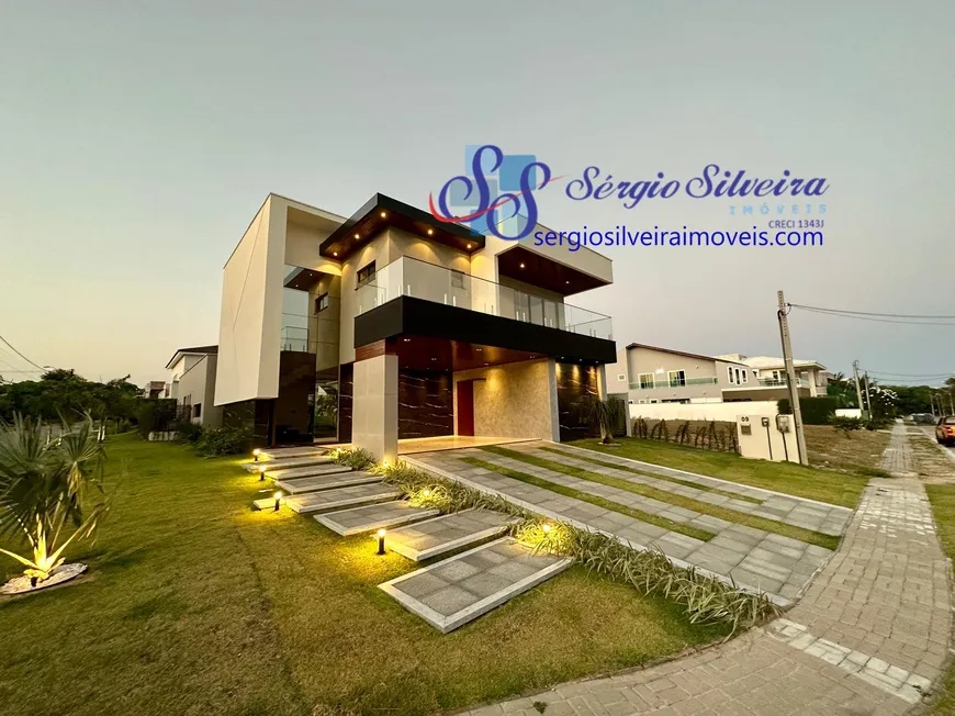 Foto 1 de Casa com 5 Quartos à venda, 470m² em Alphaville Fortaleza, Eusébio