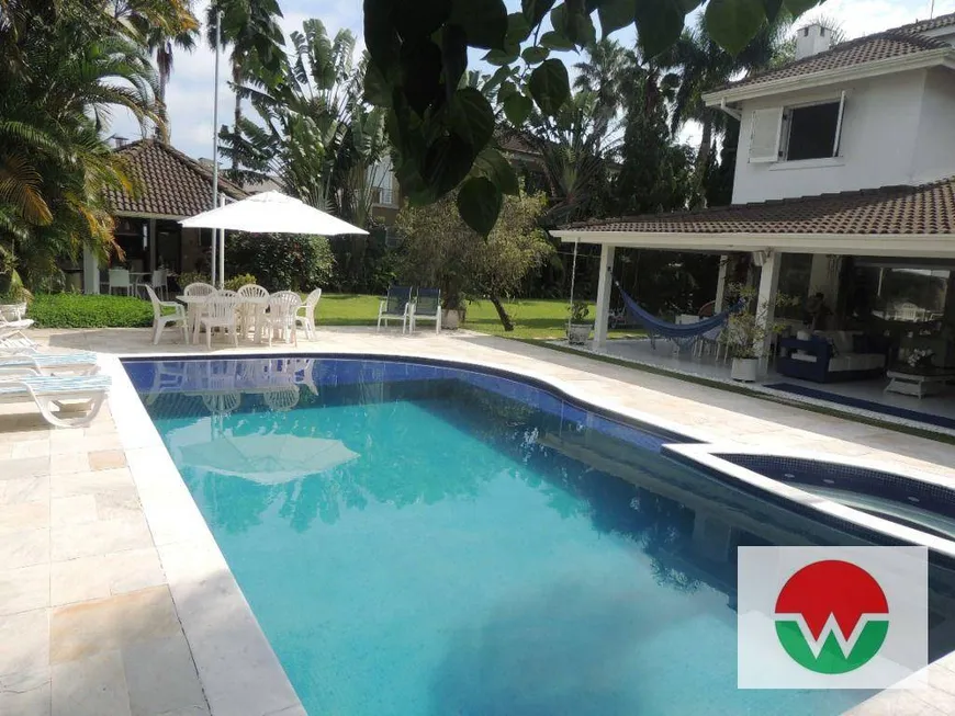 Foto 1 de Casa de Condomínio com 5 Quartos para alugar, 500m² em Jardim Acapulco , Guarujá