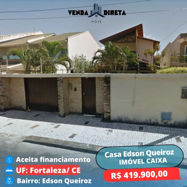 Foto 1 de Casa com 3 Quartos à venda, 222m² em Edson Queiroz, Fortaleza